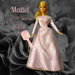 Mattel Toys Vtg 999 Mattel Indonesia Blonde Barbie Pink